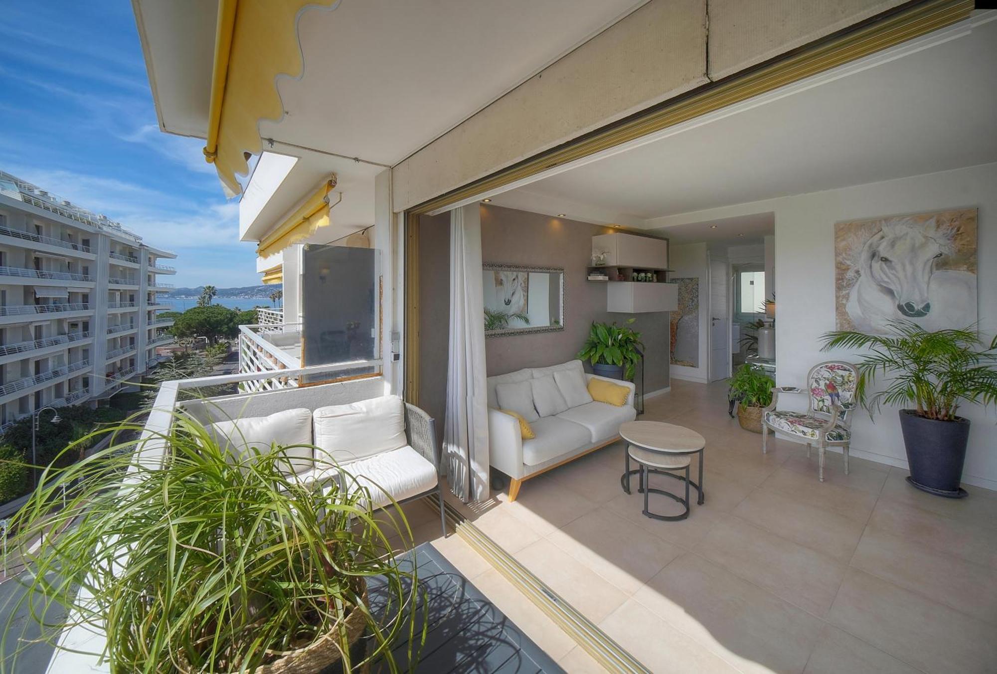 Frgk "Etoile Du Sud Terrasse Vue Mer Palm Beach" Cannes Ngoại thất bức ảnh
